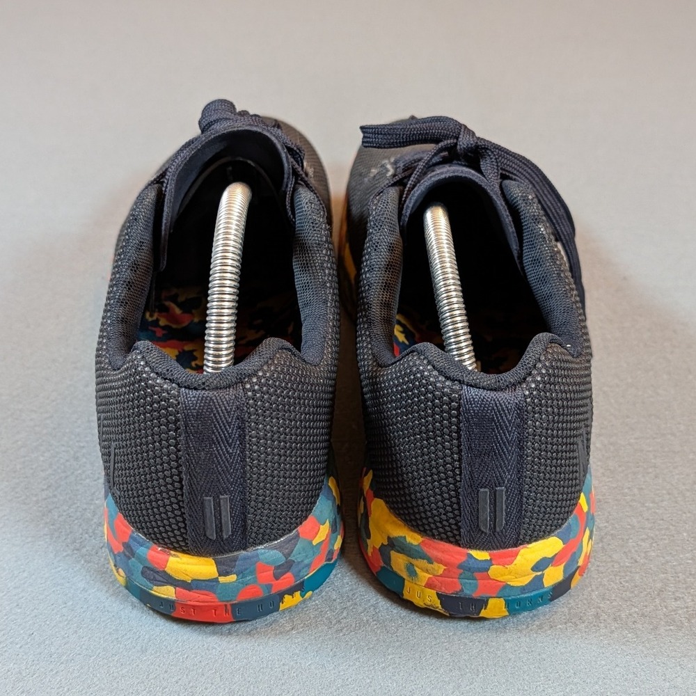 NOBULL Wild Trainers Size M 10.5 W 12 Gym CrossFit Shoes Black Multi Color Camo - Picture 4 of 6
